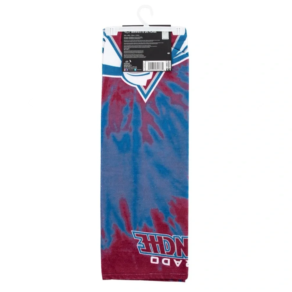 NWT Colorado Avalanche NHL Beach Towel by Northwest - 30x60 Inches
